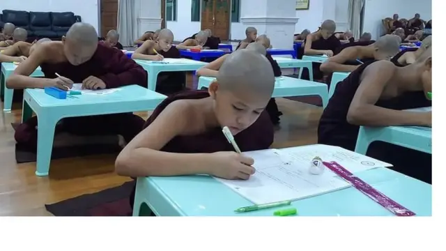 ပိုးတွေ့တဲ့ ကျောင်းက သံဃာတွေထဲက သုံးပုံတစ်ပုံလောက်ပဲ အနံပျောက်တာဖြစ်ပြီး ဖျားနာမှုမရှိဘူး၊ ကျန်းမာတယ်လို့ဆို။