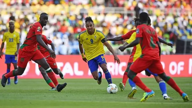 La star Gabonaise Aubameyang bien pris en charge par des joueurs Guinéens