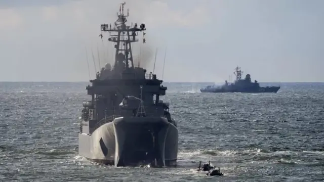 Россиянинг ҳарбий кемалари