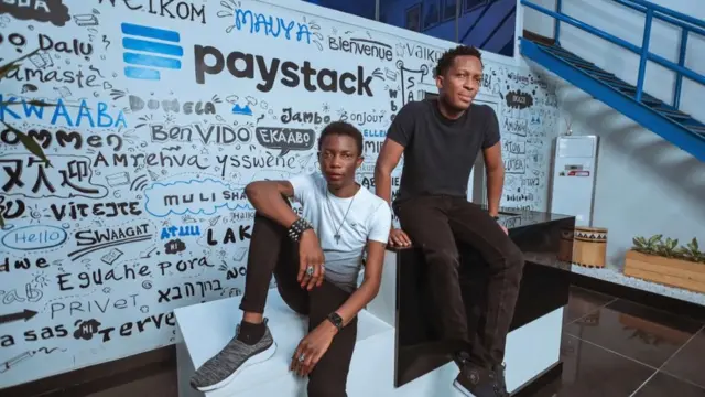 Fondateurs de Paystack Ezra Olubi et Shola Akinlade