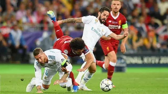 Sergio Ramos & Mohamed Salah