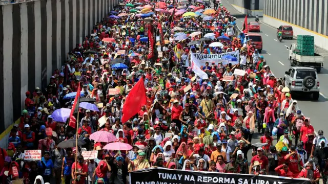 Hari Buruh, pekerja, Manila, Filipina
