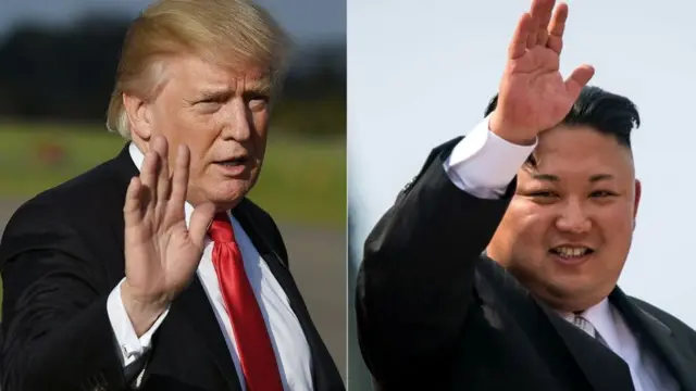 किम जोंग-उन और डोनल्ड ट्रंप