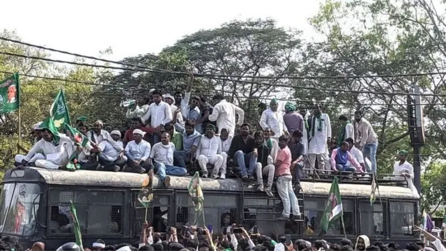 ఆర్జేడీ నిరసనలు