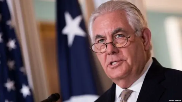 अमरीकी विदेश मंत्री रैक्स टिलरसन