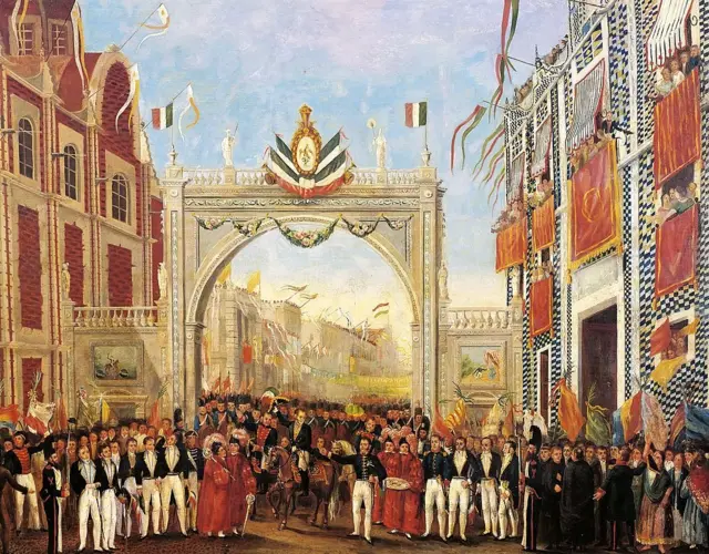 Entrada del Ejército Trigarante a Ciudad de México