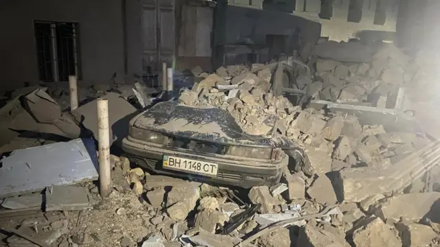 Odesa blast aftermath