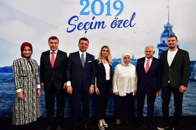 İstanbul meri vəzifəsinə namizədlər ailə üzvləriylə birgə