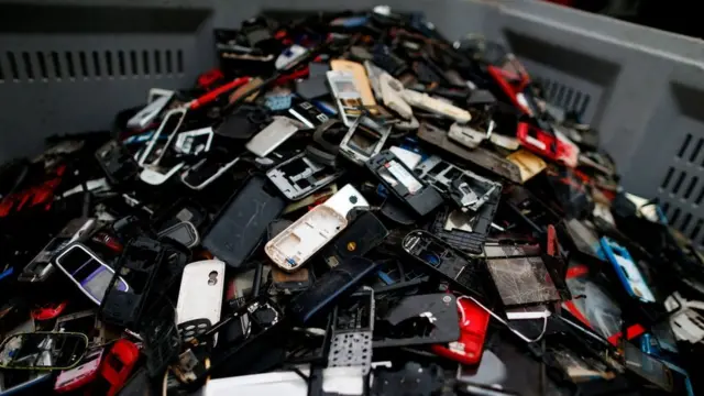 Mobile phone waste