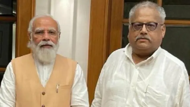 మోదీతో రాకేశ్ ఝున్‌ఝున్‌వాలా