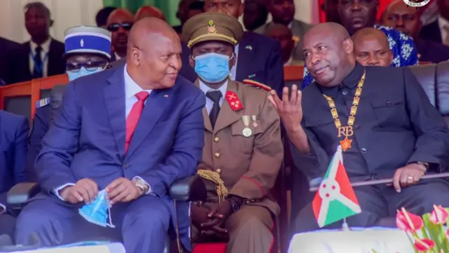 Faustin-Archange Touadera na Evariste Ndayishimiye