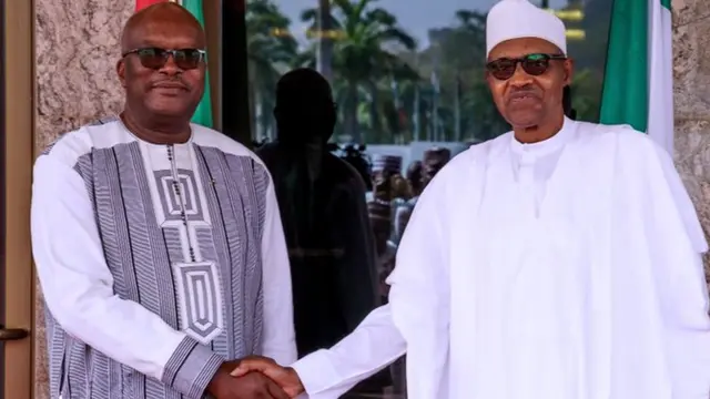 President Buhari and President Roch Marc Christian Kabore of Burkina Faso