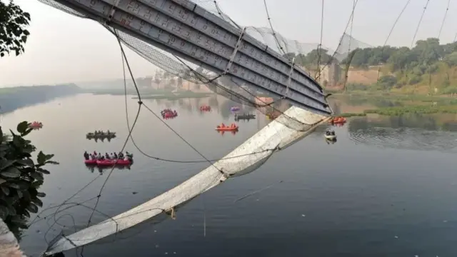 తెగిపోయిన తీగల వంతెన