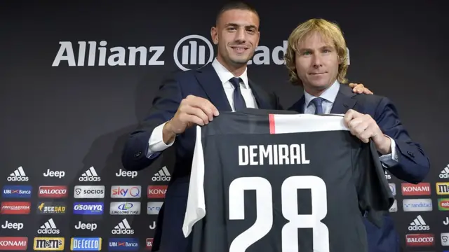 Demiral ve Nedved, imza töreninde
