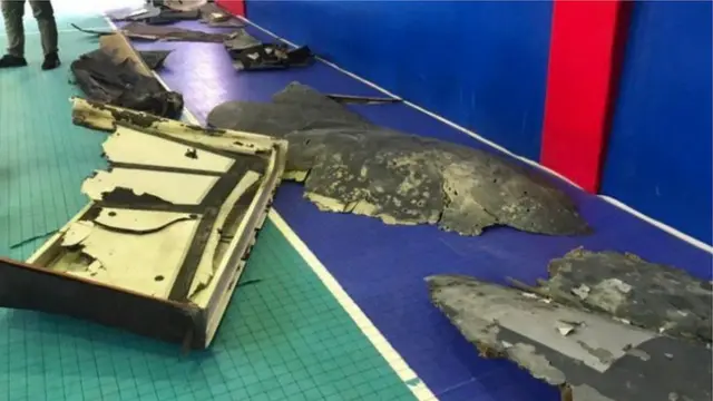 Televiziyo ya Irani yatangaje amafoto ivuga ko ari ay'ibyasigaye kuri drone y'Amerika Irani yahanuye muri iki cyumweru