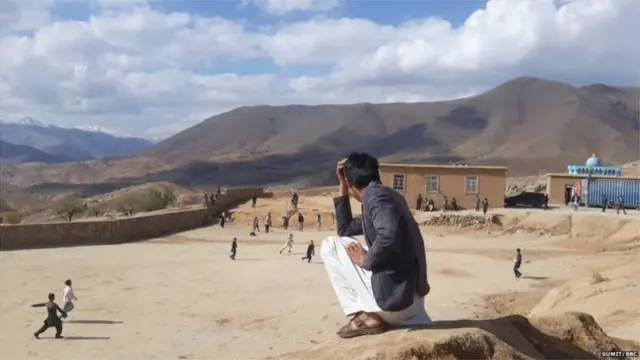 افغانستان کے ایک دور افتادہ علاقے کی تصویر