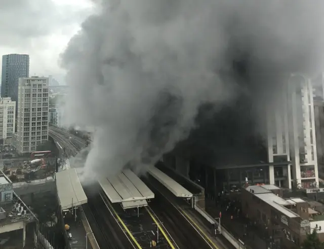 Elephant and Castle fire
