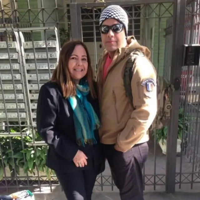 André com Raina