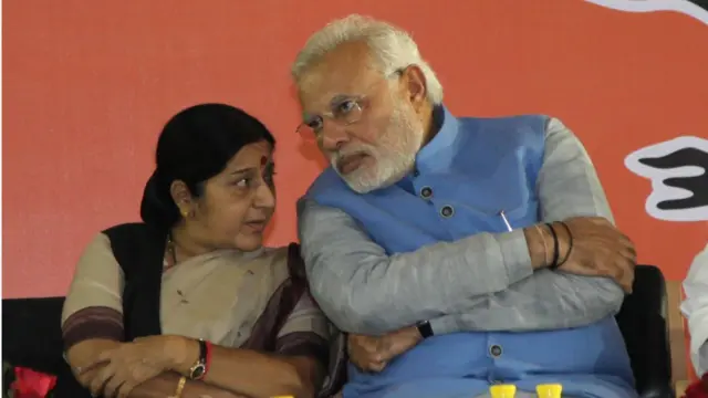 సుష్మా స్వరాజ్, నరేంద్ర మోదీ