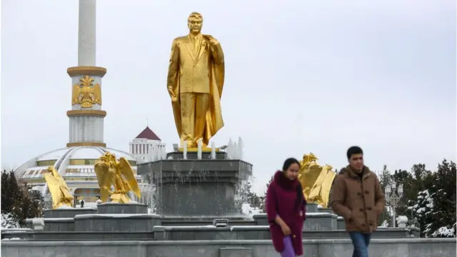 A capital do Turcomenistão, Ashgabat