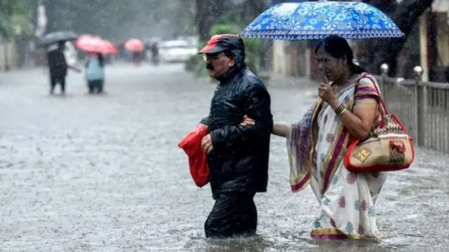 मुंबईतील पावसाचे संग्रहित छायाचित्र