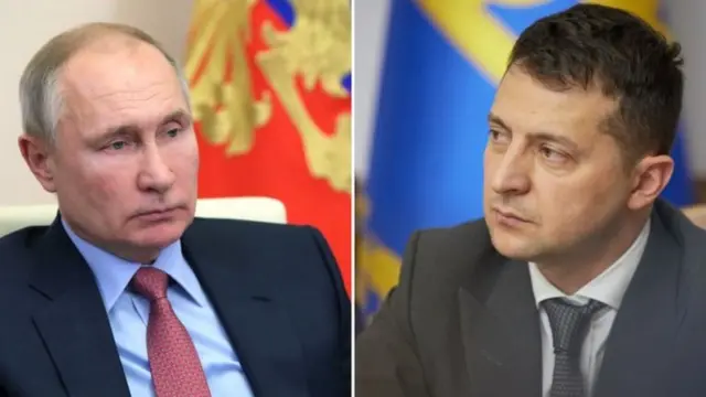 Путін та Зеленський