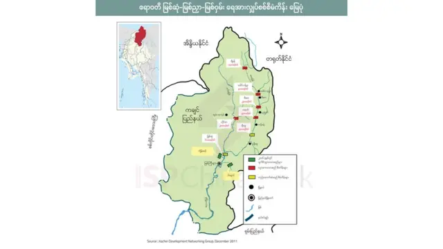 မြစ်ဆုံစီမံကိန်းပြမြေပုံ