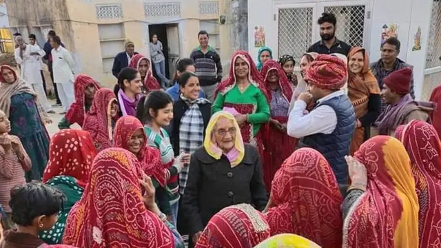 97 वर्षीय महिला सरपंच, विद्या देवी, राजस्थान