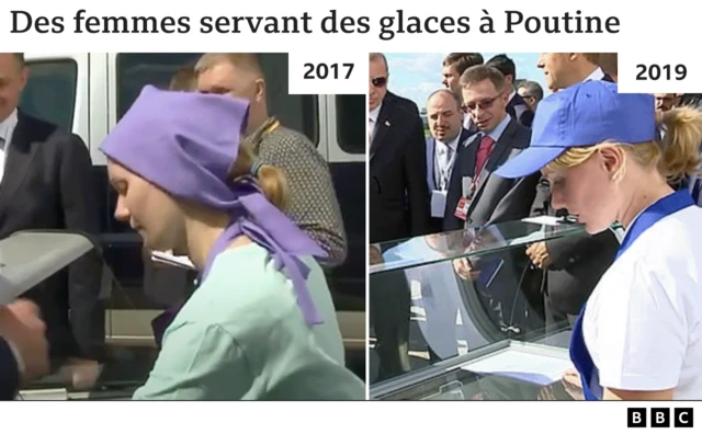 Femme mise en avant lors du même spectacle aérien en 2017 et 2019