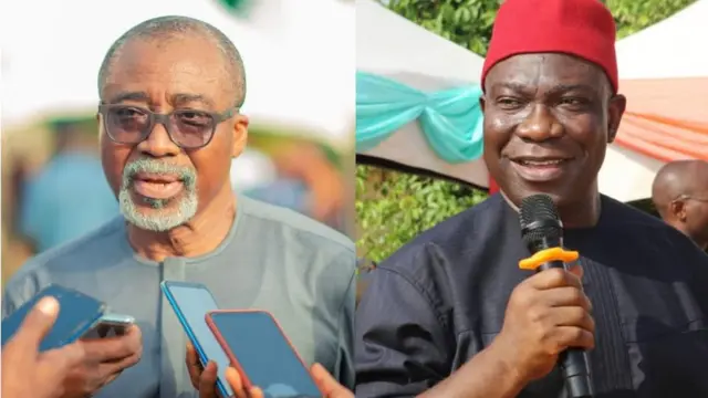 Senator Abaribe and Senator Ike Ekweremadu