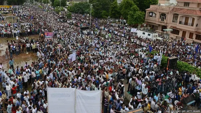 दलितों का प्रदर्शन