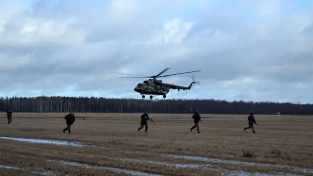 2022 ఫిబ్రవరి 10న రష్యా, బెలారుస్ నిర్వహించిన సంయుక్త సైనిక విన్యాసాలు