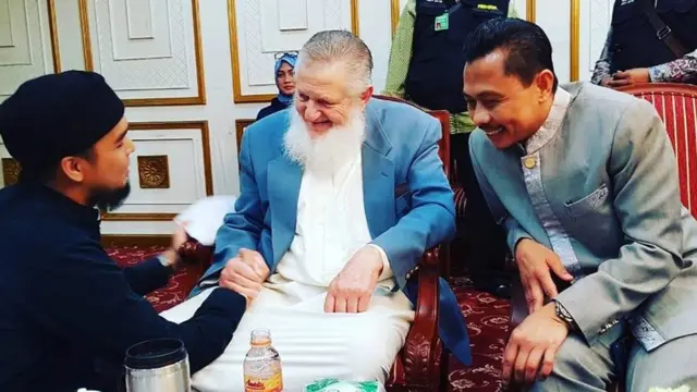 Shamsi Ali (kanan) di New York.