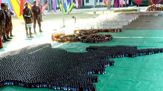 সমালোচনাকারীদের অনেকের মতে, ফেন্সিডিলের বোতল দিয়ে বাংলাদেশের মানচিত্র তৈরি করায় অপমান করা হয়েছে বাংলাদেশের মানচিত্রকে