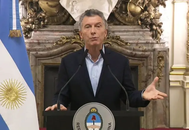 Arjantin Devlet Başkanı Mauricio Macri
