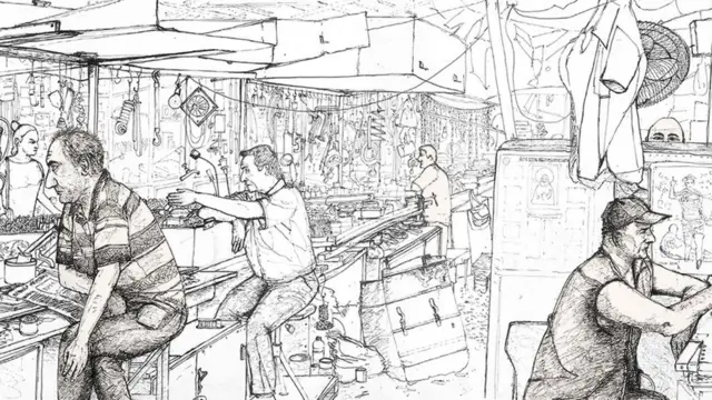 Andrew North畫的大全景