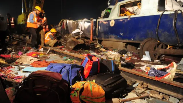 انڈیا ٹرین حادثہ