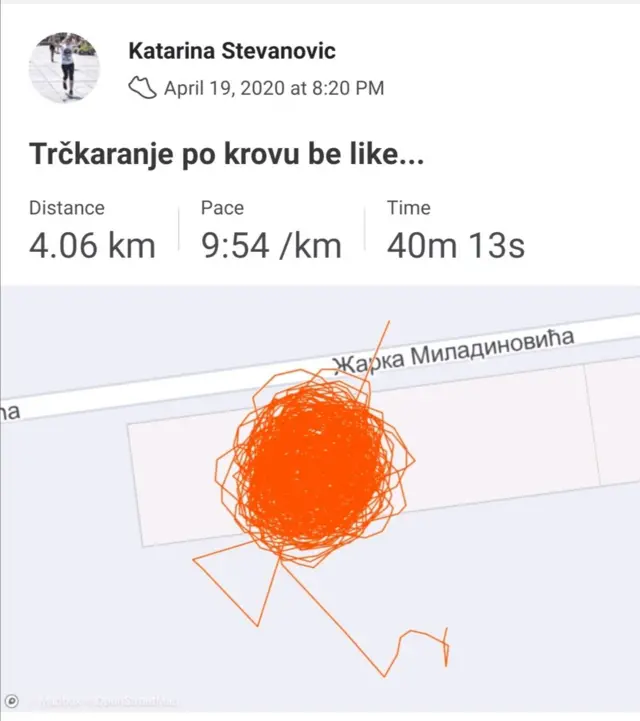 трчање у месту