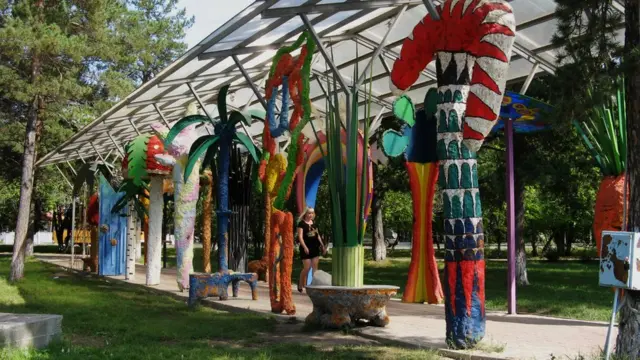 Пальмовая аллея в Канске