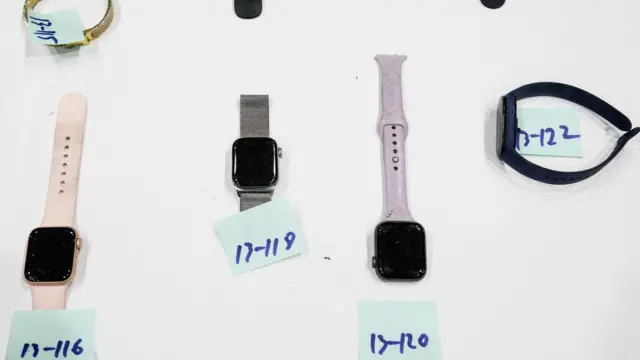 Image of victims smart watches.