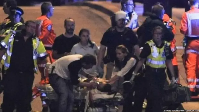 लंदन में हमले की तस्वीर