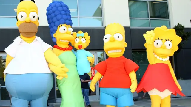"Los Simpson" se caracterizan por su crítica satírica de la sociedad estadounidense.