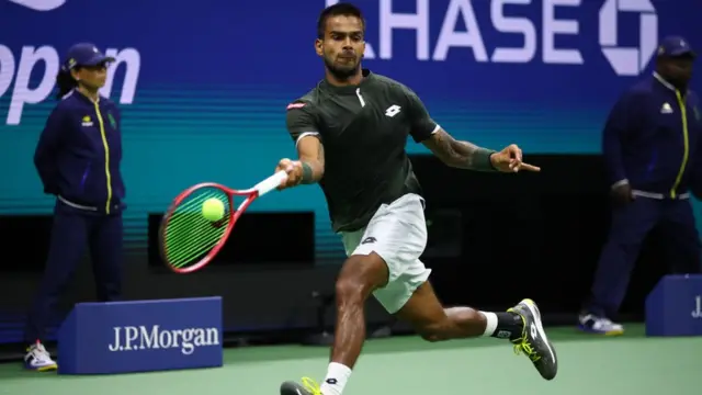 सुमीत नागल, रॉजर फेडरर, युएस ओपन