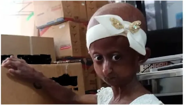 বয়স মাত্র ১১ হলেও নীতুর শরীরে পড়ছে বয়সের ছাপ