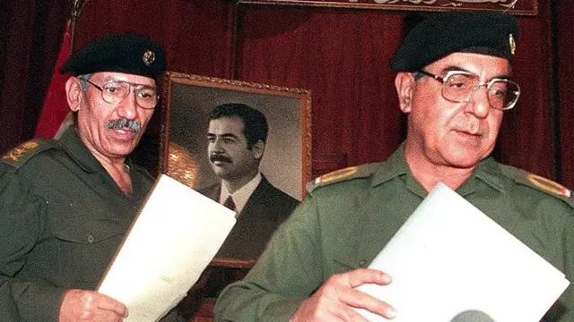 محمد سعيد الصحاف الملقب بـ "علي الكوميدي" عام 1998