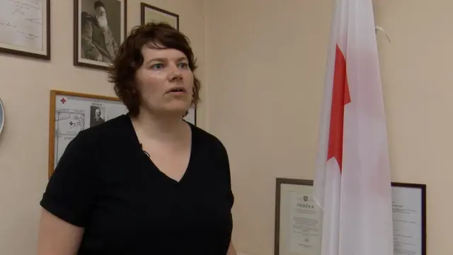 Глава литовского Красного креста Эгле Самучовайте