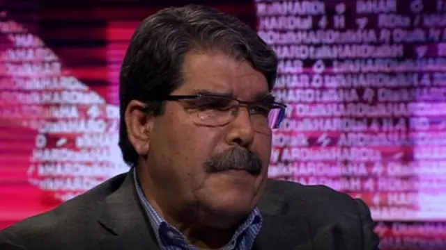 Saleh Muslim, ayaa ka mid ahaa guddoonka dhaqdhaqaaqa Kurdiyiinta ee (PYD)