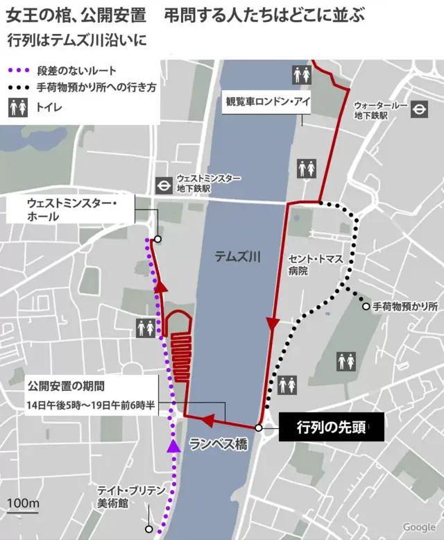 Lying-in-state Queue