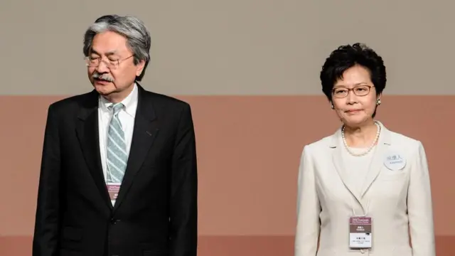 曾俊华、林郑月娥