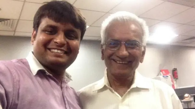 बीबीसी के दफ़्तर में कुंदन शाह